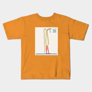 Ancient Egyptian art style illustration Kids T-Shirt